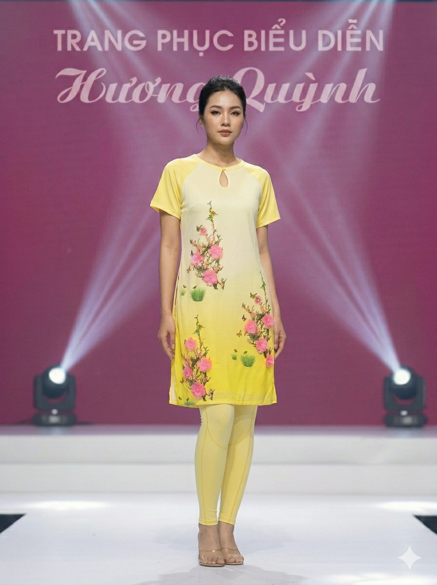 Cách tân hoa đào vàng cấp 2